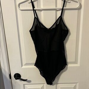 Elegant Black Women's Bodysuit